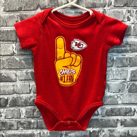 Red Chiefs #1 Fan Baby Onesie - Picture 1 of 6
